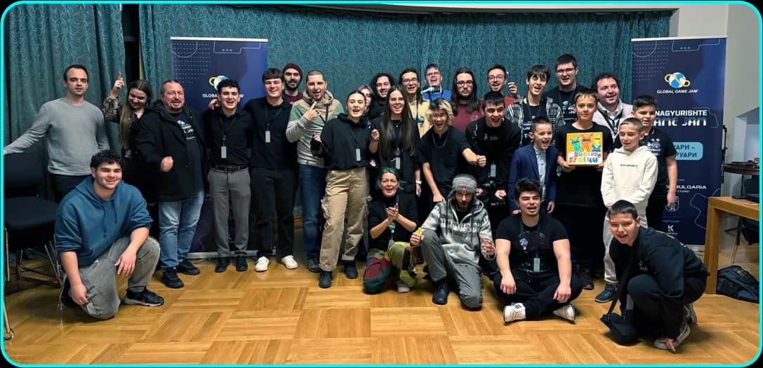 Panagyurishte Game Jam 2026: три дни, седем игри и десетки нови идеи